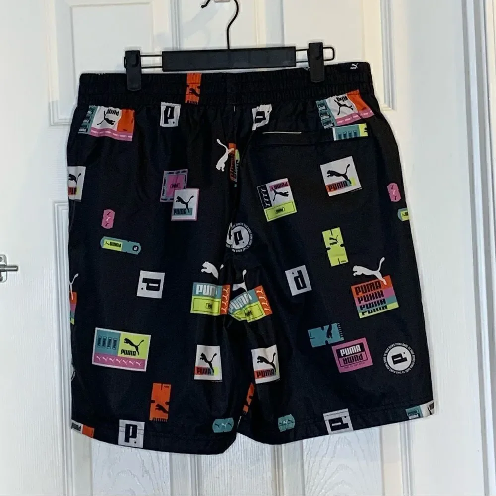 PUMA Brand LOVE Printed Men's Shorts Size Large